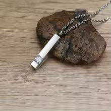 Pet Cremation Ashes Bar, Urn Pendant