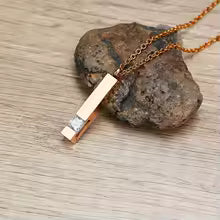 Pet Cremation Ashes Bar, Urn Pendant