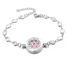 Childs Bracelet, Heart Pattern, Adjustable Aromatherapy jewelry.